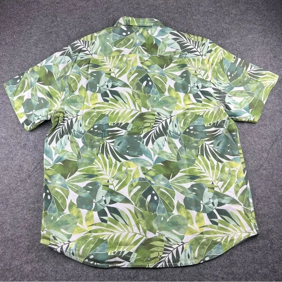 Tommy Bahama NWT $128 Coconut Point Palma Fresca Large Dark Monstera - Picture 4 of 16